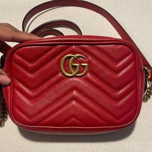 Gucci Matelasse Red Gucci bag